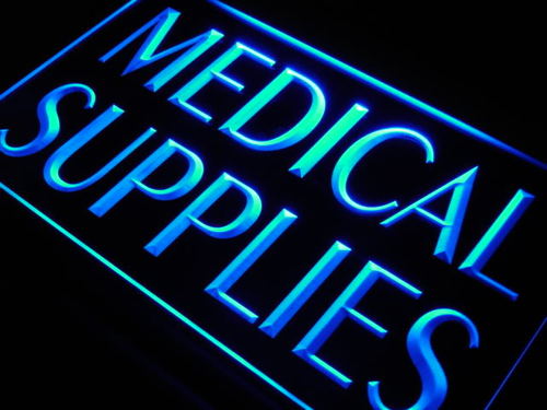 Medical Supplies Agent Display Neon Light Sign